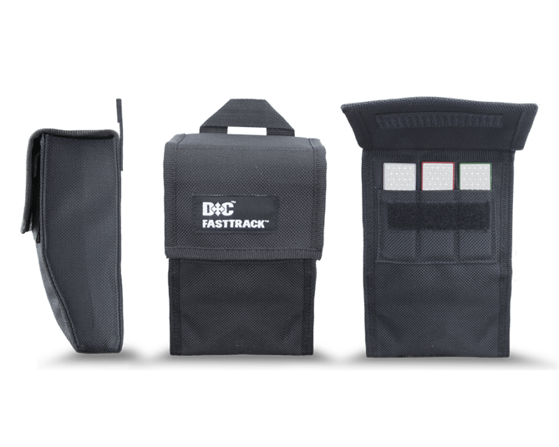 Holds accessory DC Stones in front pccket