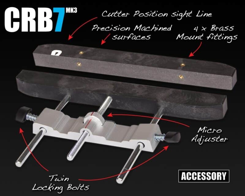 CRB7 Mortise Hinge Lock and Flute Jig