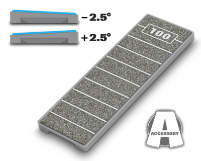 Angled Extra Coarse Diamond Stone