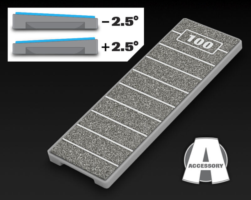 Angled Extra Coarse Diamond Stone
